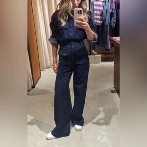 Sessun denim set ( top S + pants 34)